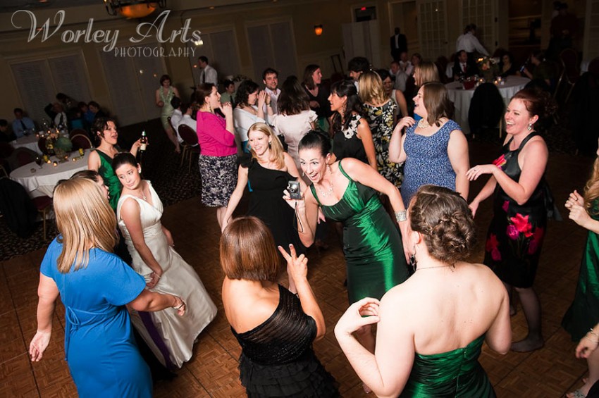 reception party dancing