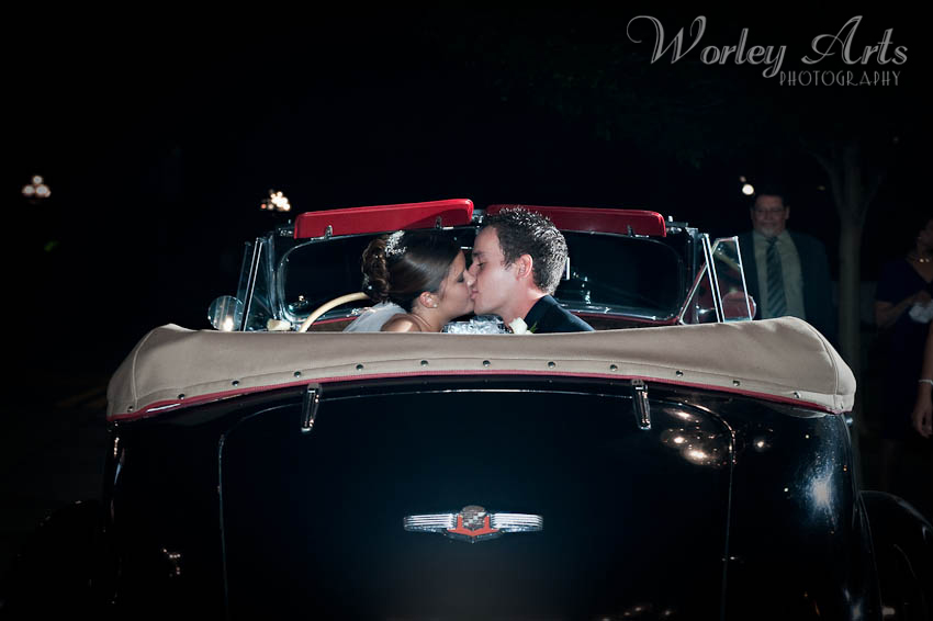 1941 Cadillac convertible wedding getaway car